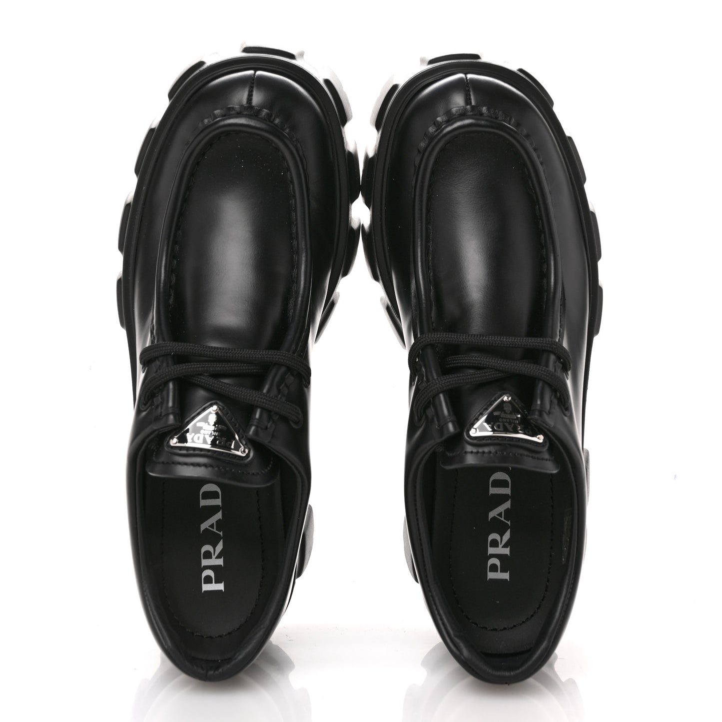 Spazzolato Rois Monolith 55mm Derby Loafers 37.5 Black
