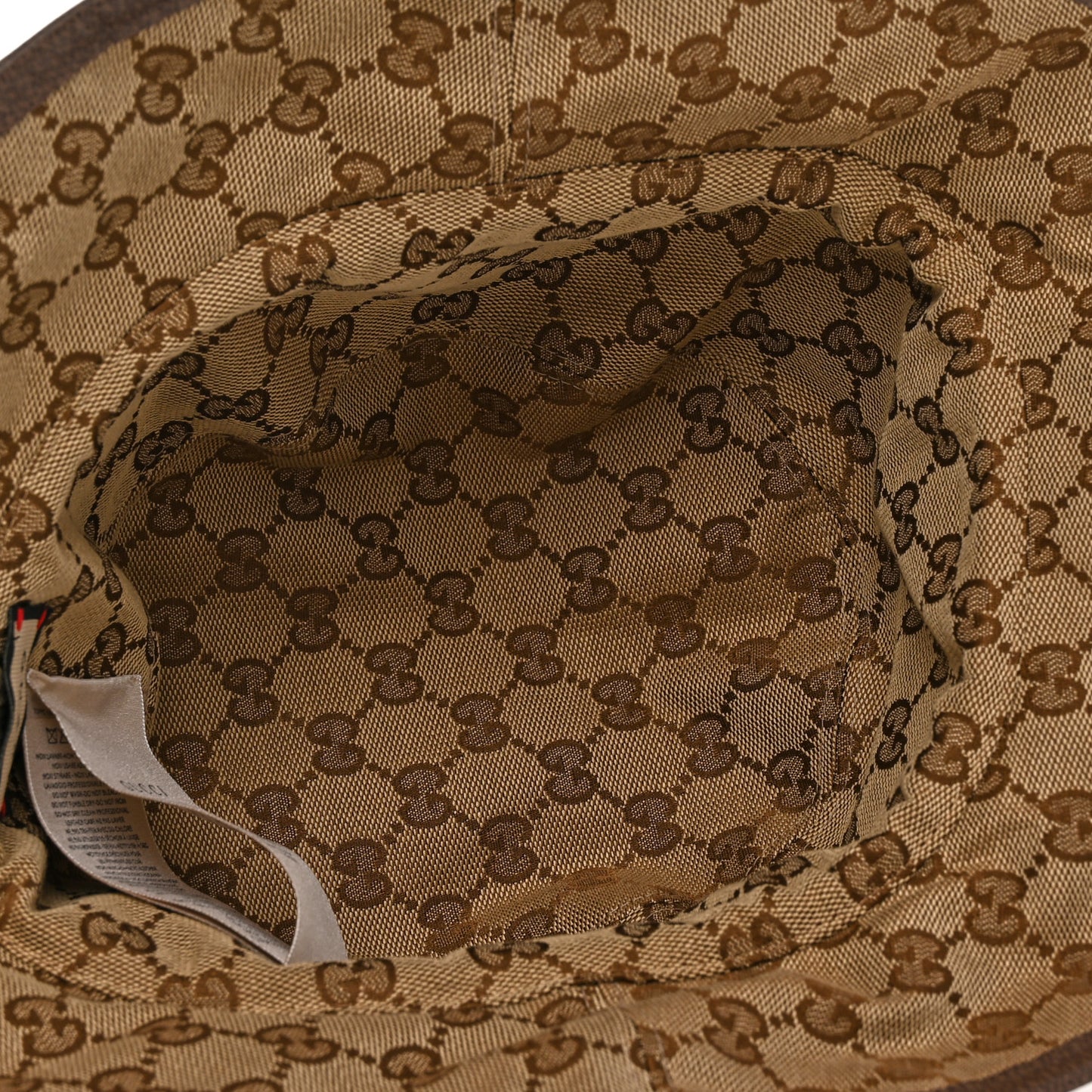 Monogram Plaid Bob Double Back Reversible Bucket Hat Beige