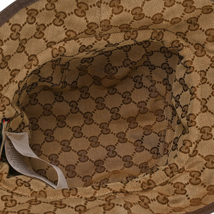 Gucci Monogram Plaid Bob Double Back Reversible Bucket Hat Beige 7 of 9