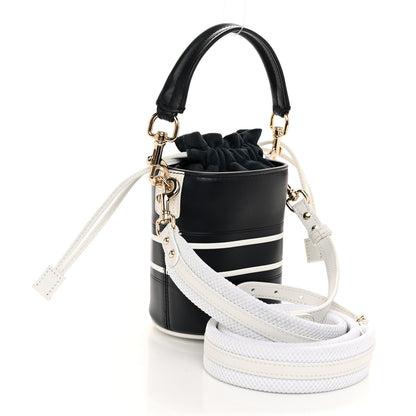 Christian Dior Calfskin Micro Dior Vibe Bucket Blue 3 of 10