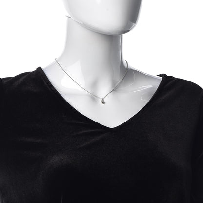 Tiffany Platinum Elsa Peretti Teardrop Pendant Necklace 2 of 8
