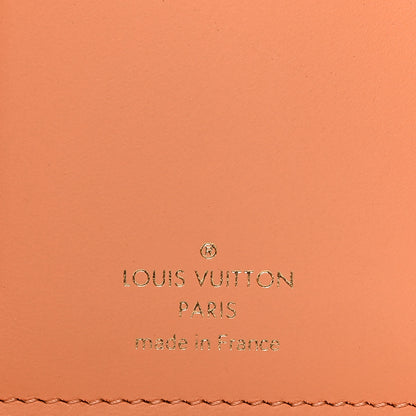 Louis Vuitton Taurillon Capucines Compact Maxi Wallet Apricot Orange 6 of 7