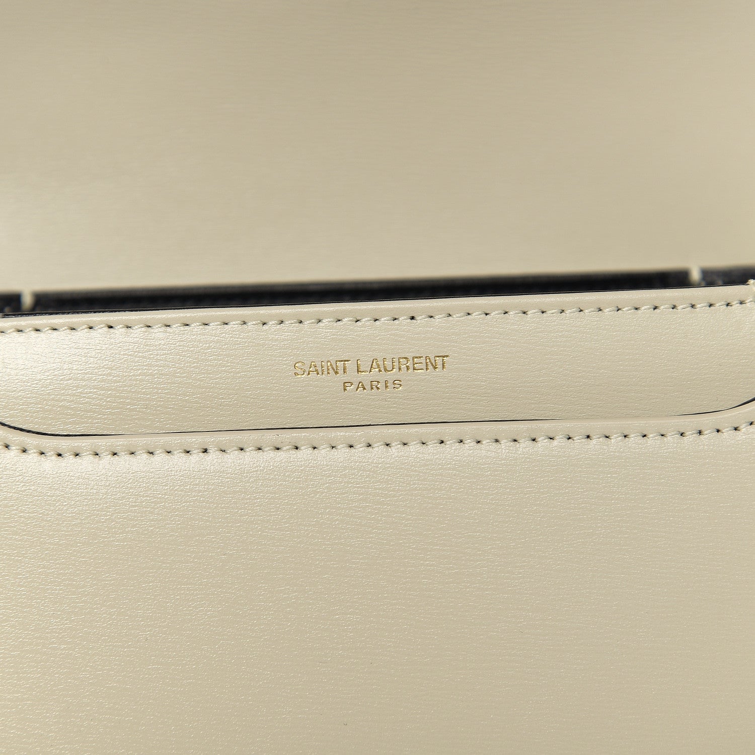 Saint Laurent Calfskin LE 61 Small Shoulder Bag Blanc Vintage 6 of 9