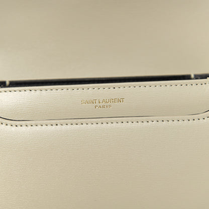 Saint Laurent Calfskin LE 61 Small Shoulder Bag Blanc Vintage 6 of 9
