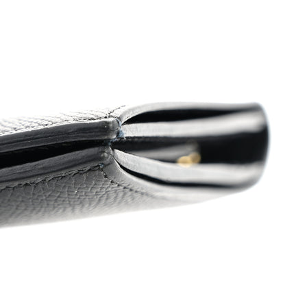 Hermes Epsom Bearn Compact Wallet Black 12 of 13