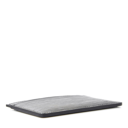 Louis Vuitton Epi Card Holder Black 4 of 7