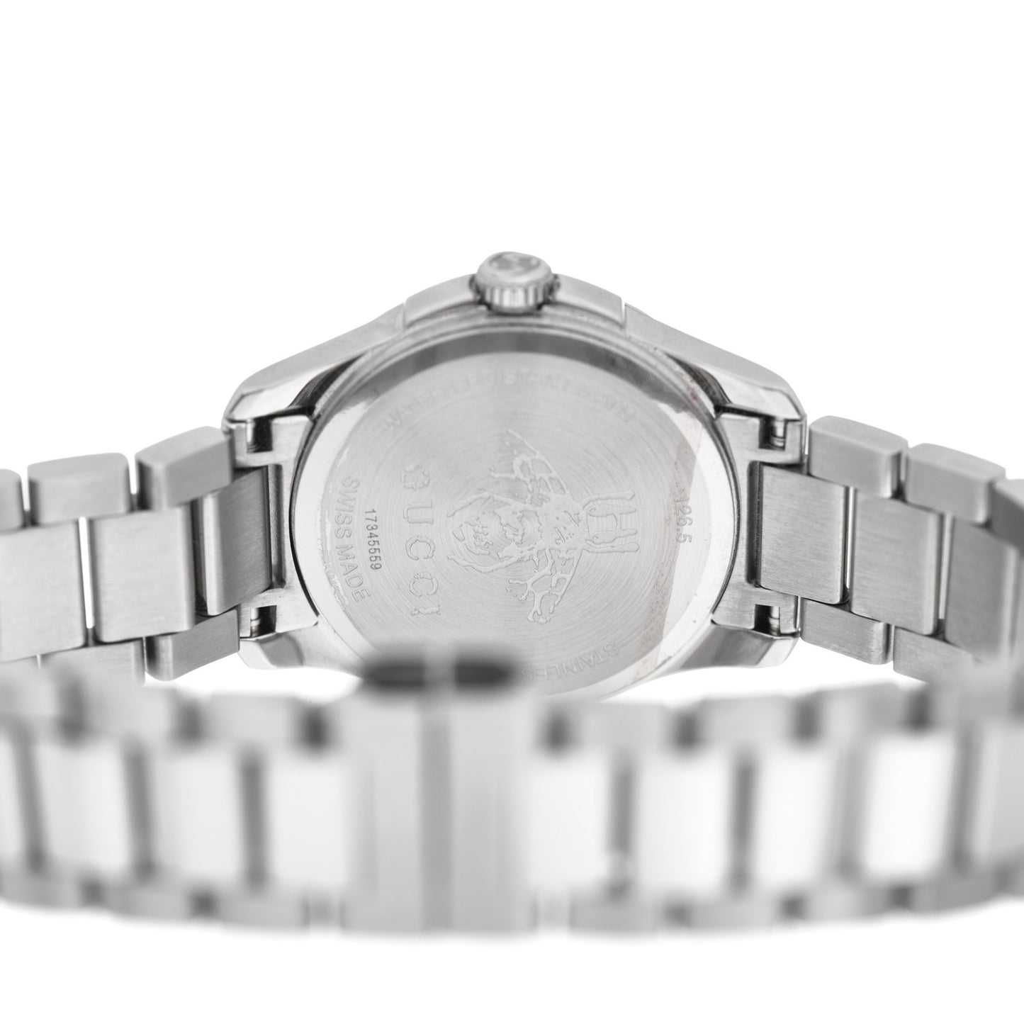 Stainless Steel 27mm G-Timeless Charm Quartz Watch Black