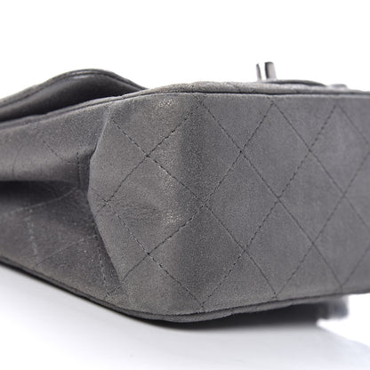 Chanel Iridescent Calfskin Quilted Mini Square Flap Grey 8 of 9
