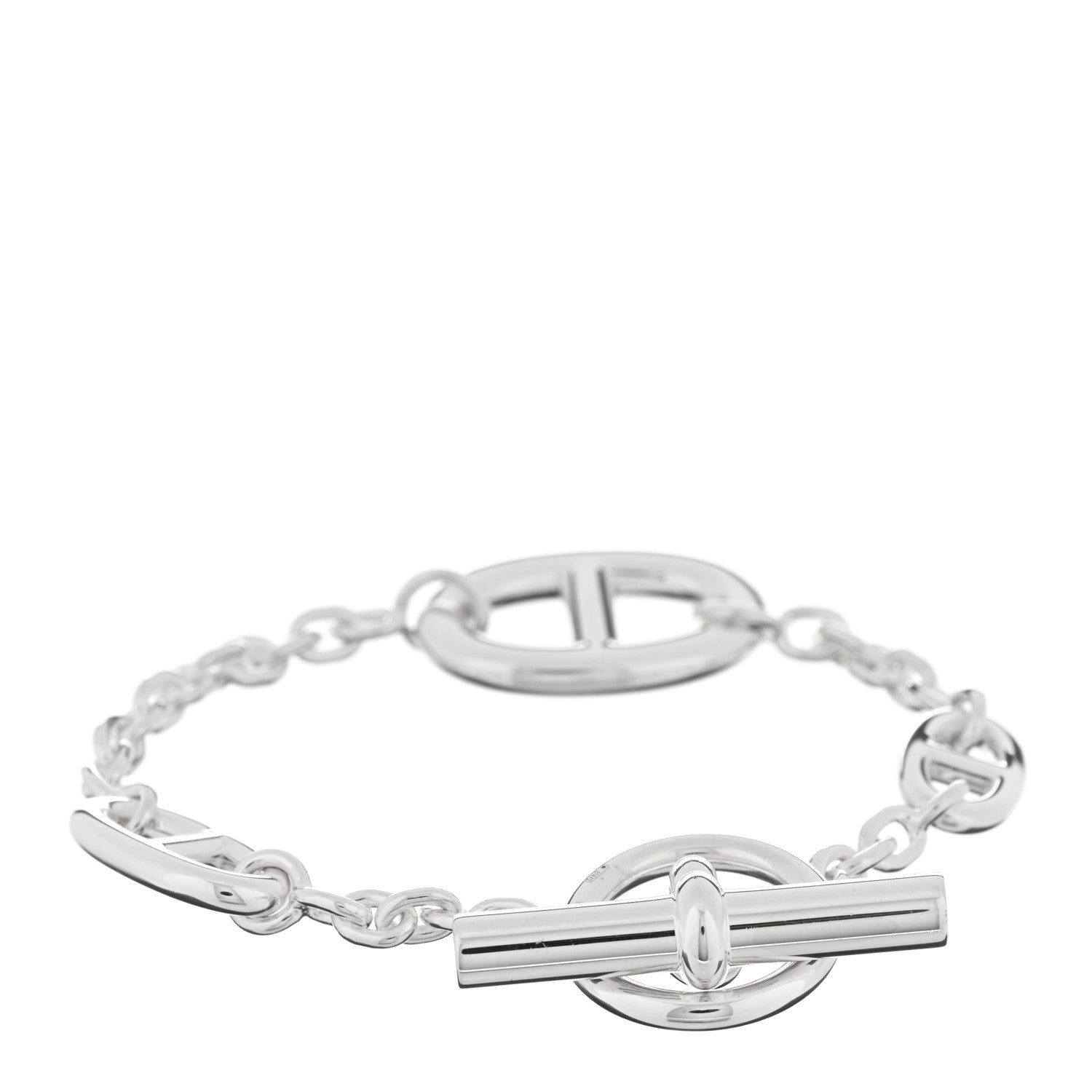 Hermes Sterling Silver Farandole Bracelet ST 2 of 4