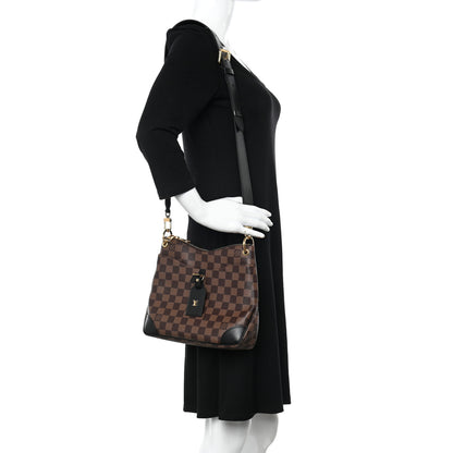 Louis Vuitton Damier Ebene Odeon PM Black 2 of 9
