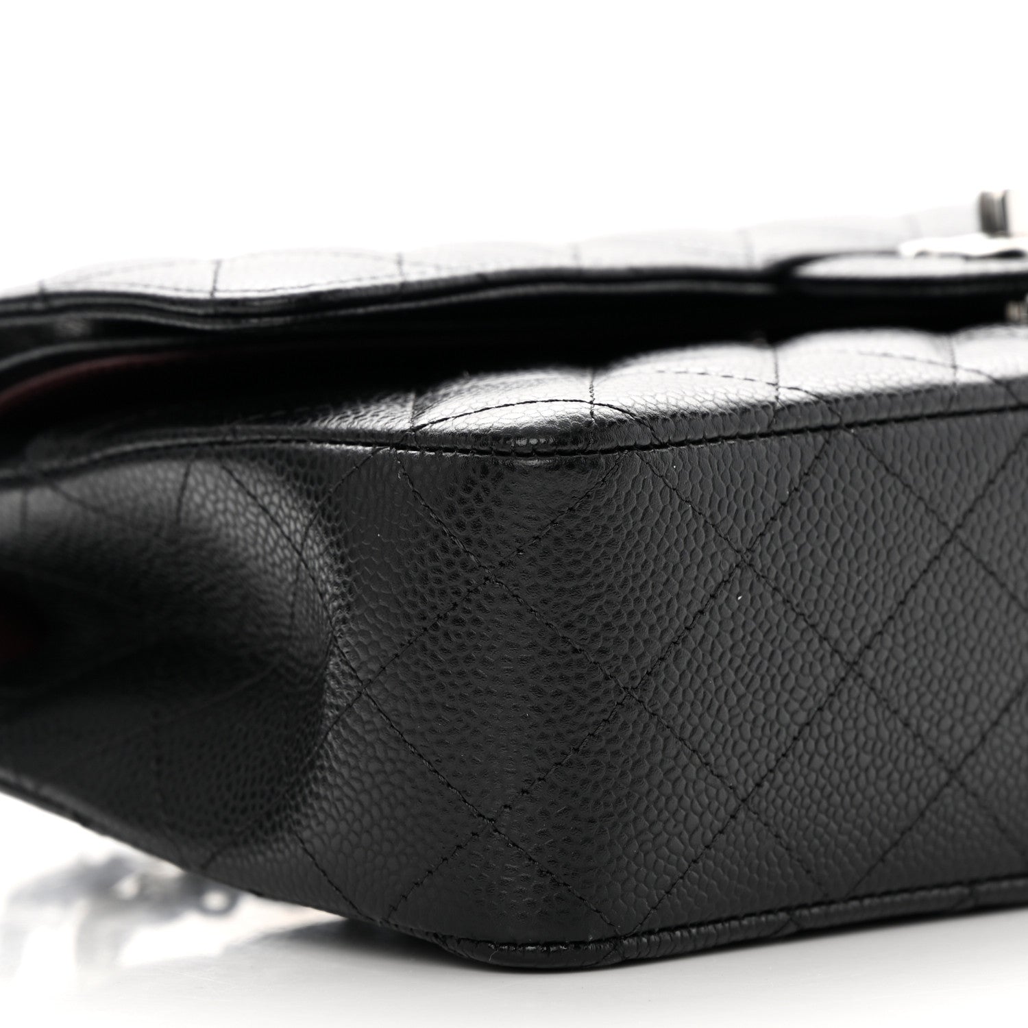 Chanel Caviar Quilted Medium Double Flap Black 9 of 12