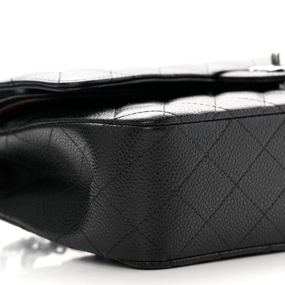 Chanel Caviar Quilted Medium Double Flap Black 9 of 12