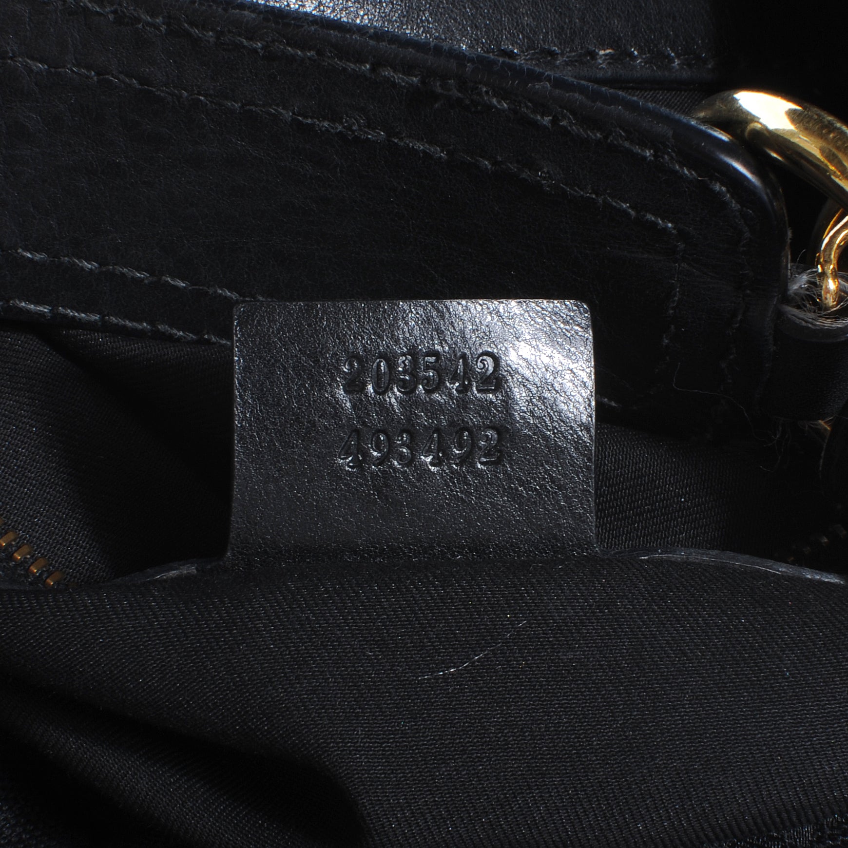 Gucci Monogram Large Jockey Hobo Black 6 of 8