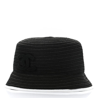 Chanel Cotton Viscose CC Bucket Hat S Black 4 of 10