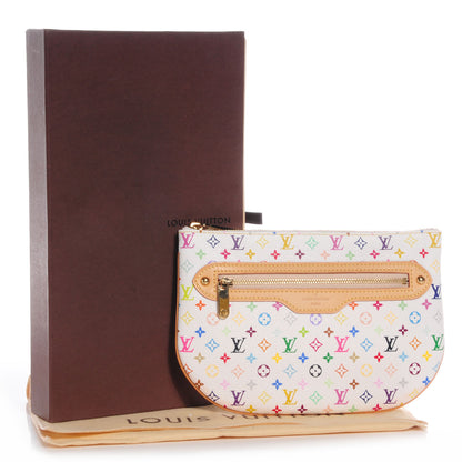 Louis Vuitton Monogram Multicolor Pochette Plate GM White 8 of 8