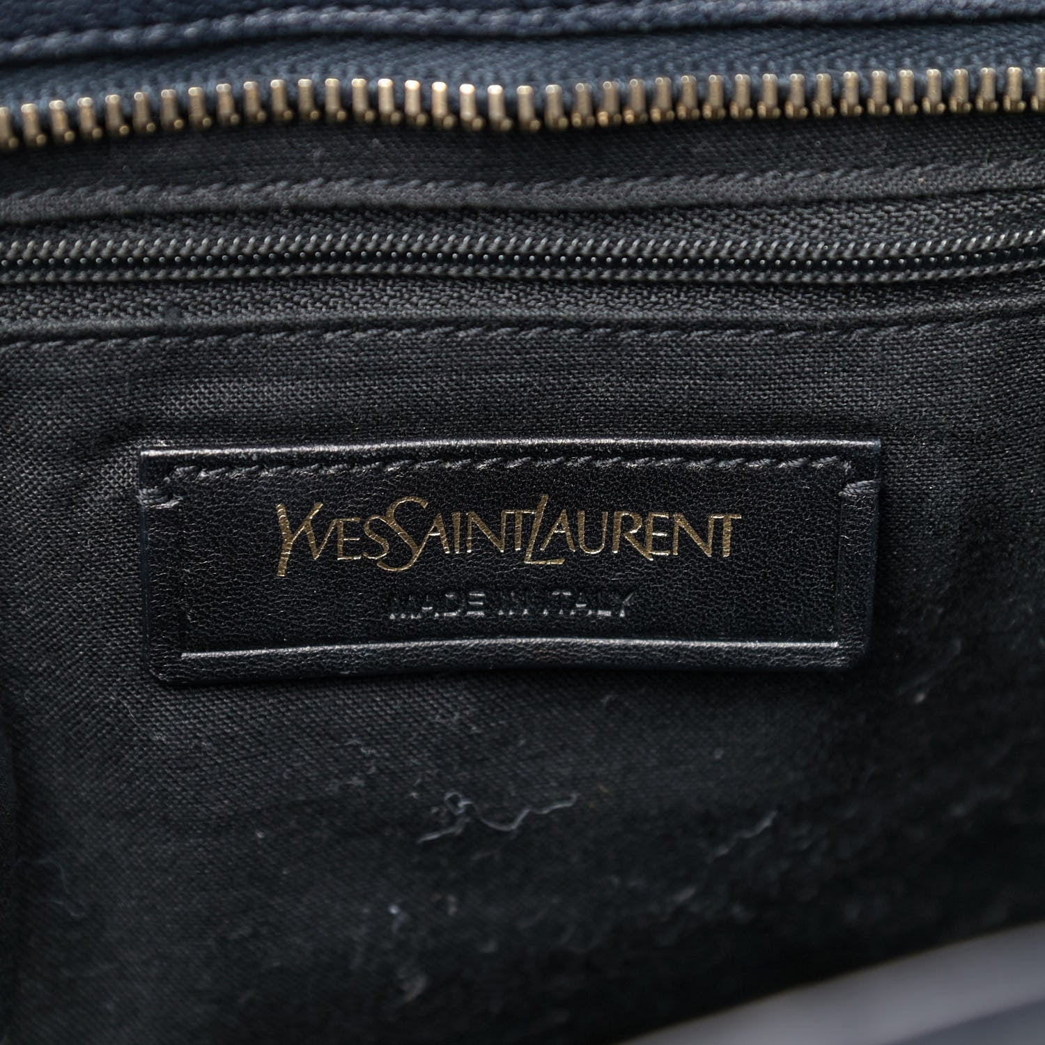 Saint Laurent Sheepskin Small Cabas ChYc Navy 5 of 9