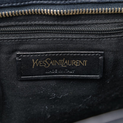 Saint Laurent Sheepskin Small Cabas ChYc Navy 5 of 9