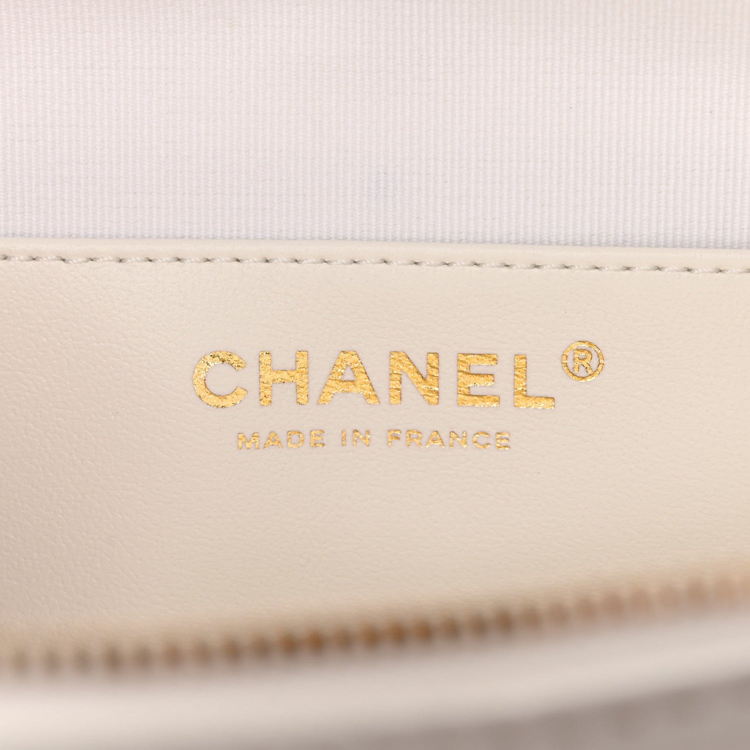 Chanel Lambskin Quilted CC In Love Heart Bag White 6 of 13