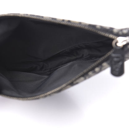 Christian Dior Monogram Mini Saddle Pochette Black 5 of 10