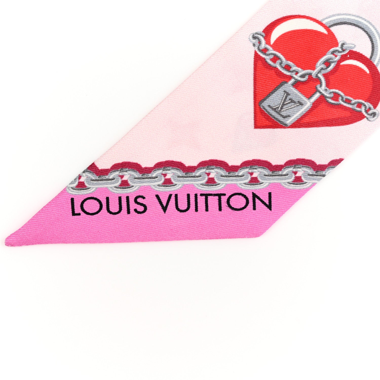 Louis Vuitton Silk Lucky Monogram BB Bandeau Rose Pop 2 of 4