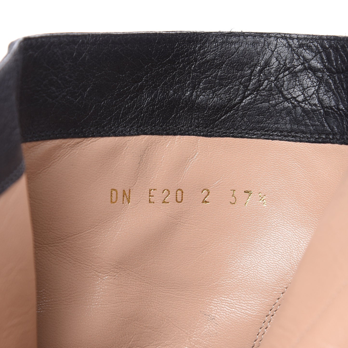 Calfskin Bow Ankle Boots 37.5 Black