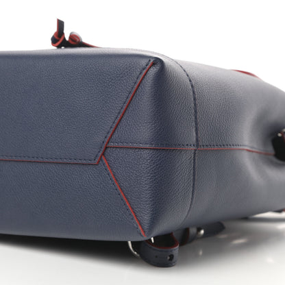 Louis Vuitton Soft Calfskin Lockme Backpack Marine Rouge 10 of 10