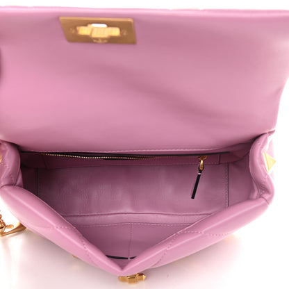 Valentino Garavani Nappa Large Roman Stud Shoulder Bag Giacinto 5 of 10