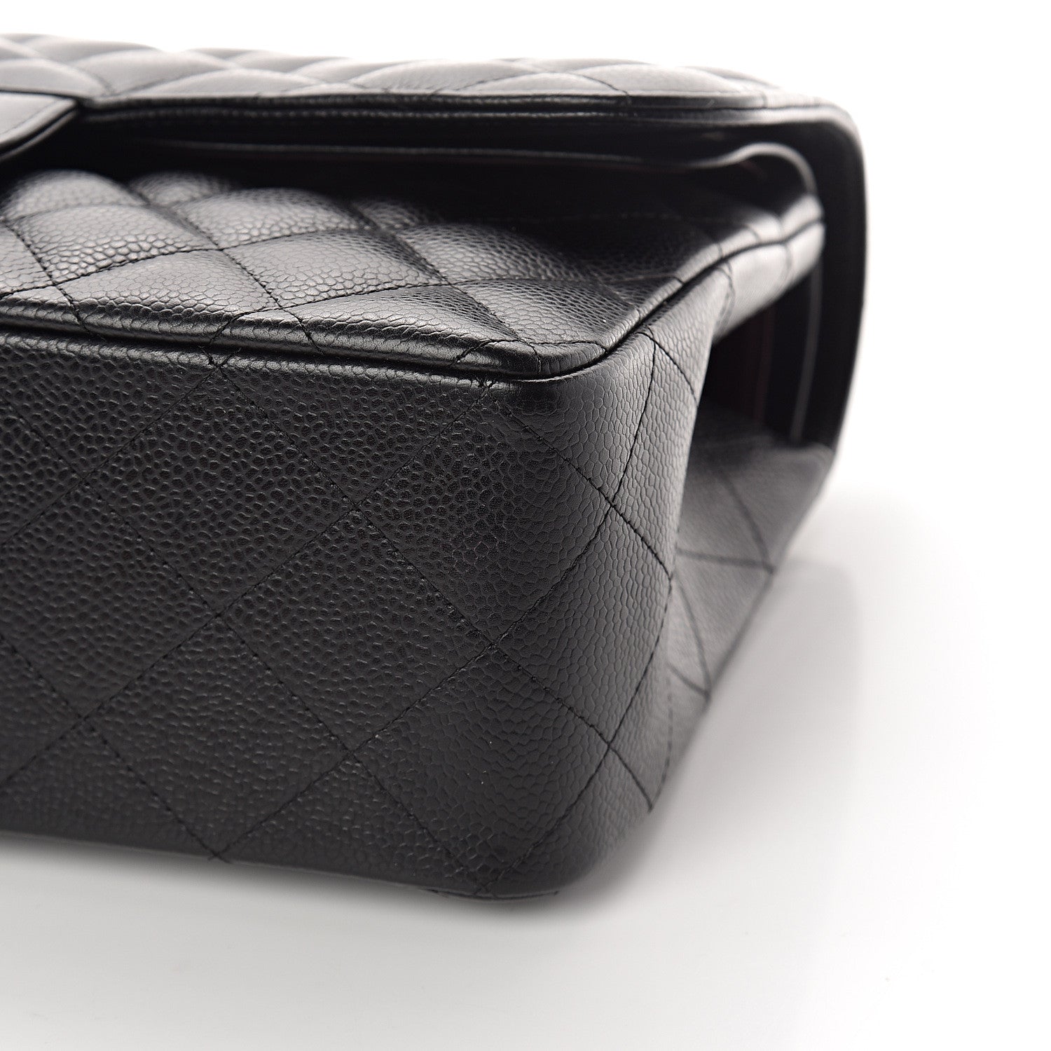Chanel Caviar Quilted Jumbo Double Flap Black 5 of 10