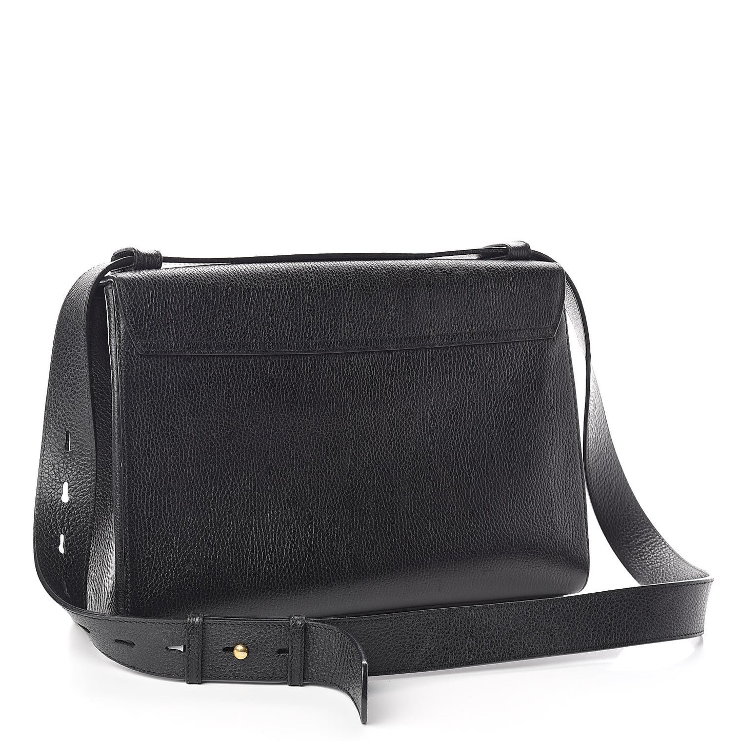 Calfskin GG Marmont Messenger Bag Black