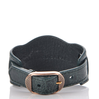 Balenciaga Agneau Arena Giant 12 Rose Gold Hardware Bracelet Poker Fonce 3 of 4