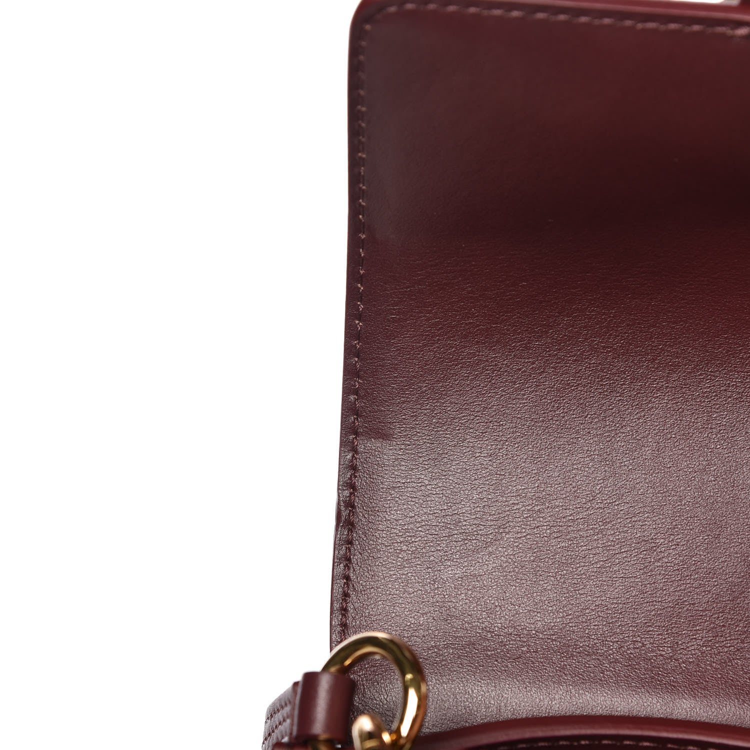 Chloe Calfskin Small Tess Bag Burnt Brown 9 of 12
