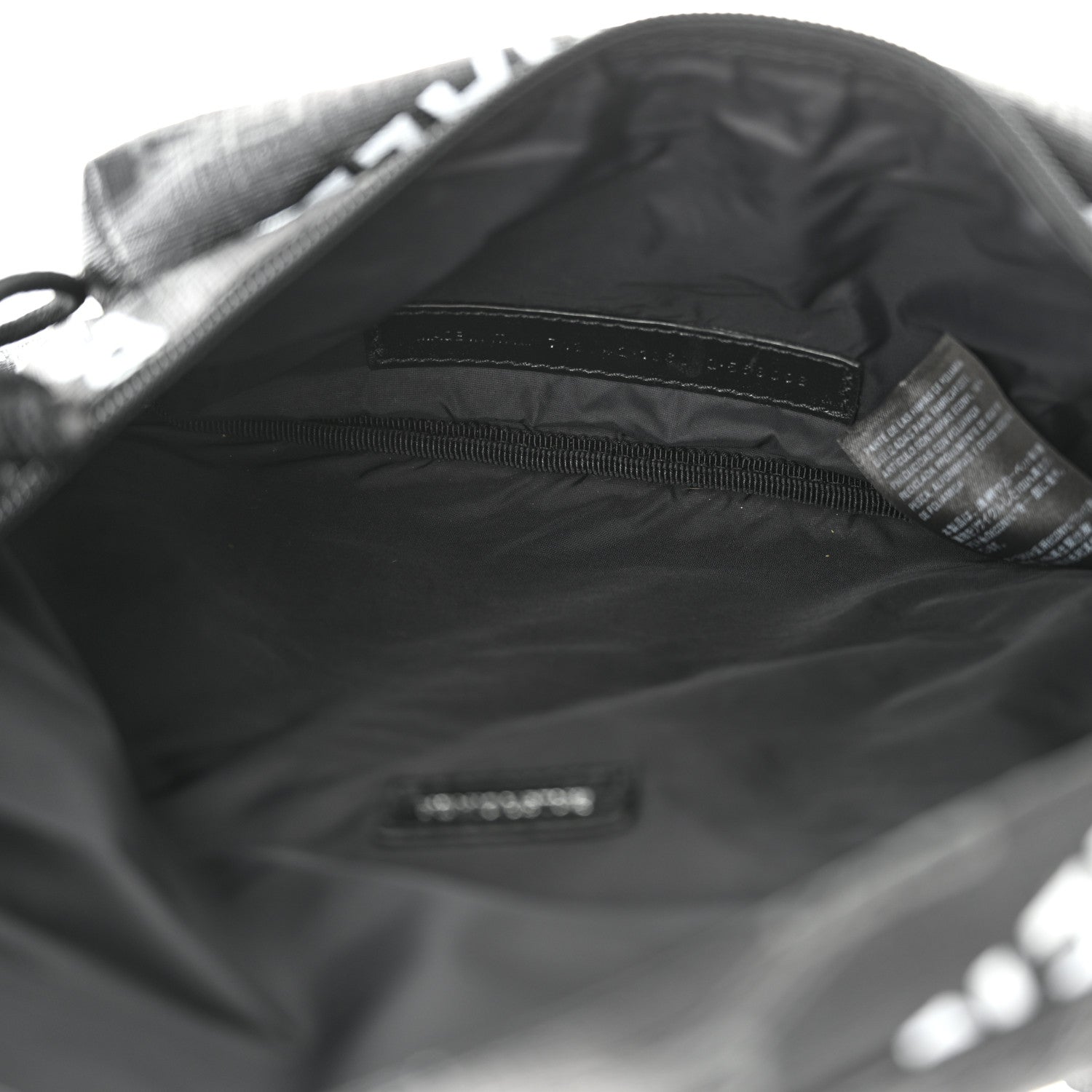 Balenciaga Coated Canvas BB Monogram Allover Logo Medium Signature Beltpack Black Grey White 5 of 10