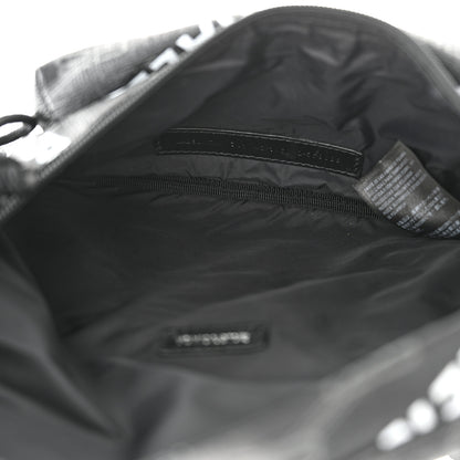 Balenciaga Coated Canvas BB Monogram Allover Logo Medium Signature Beltpack Black Grey White 5 of 10