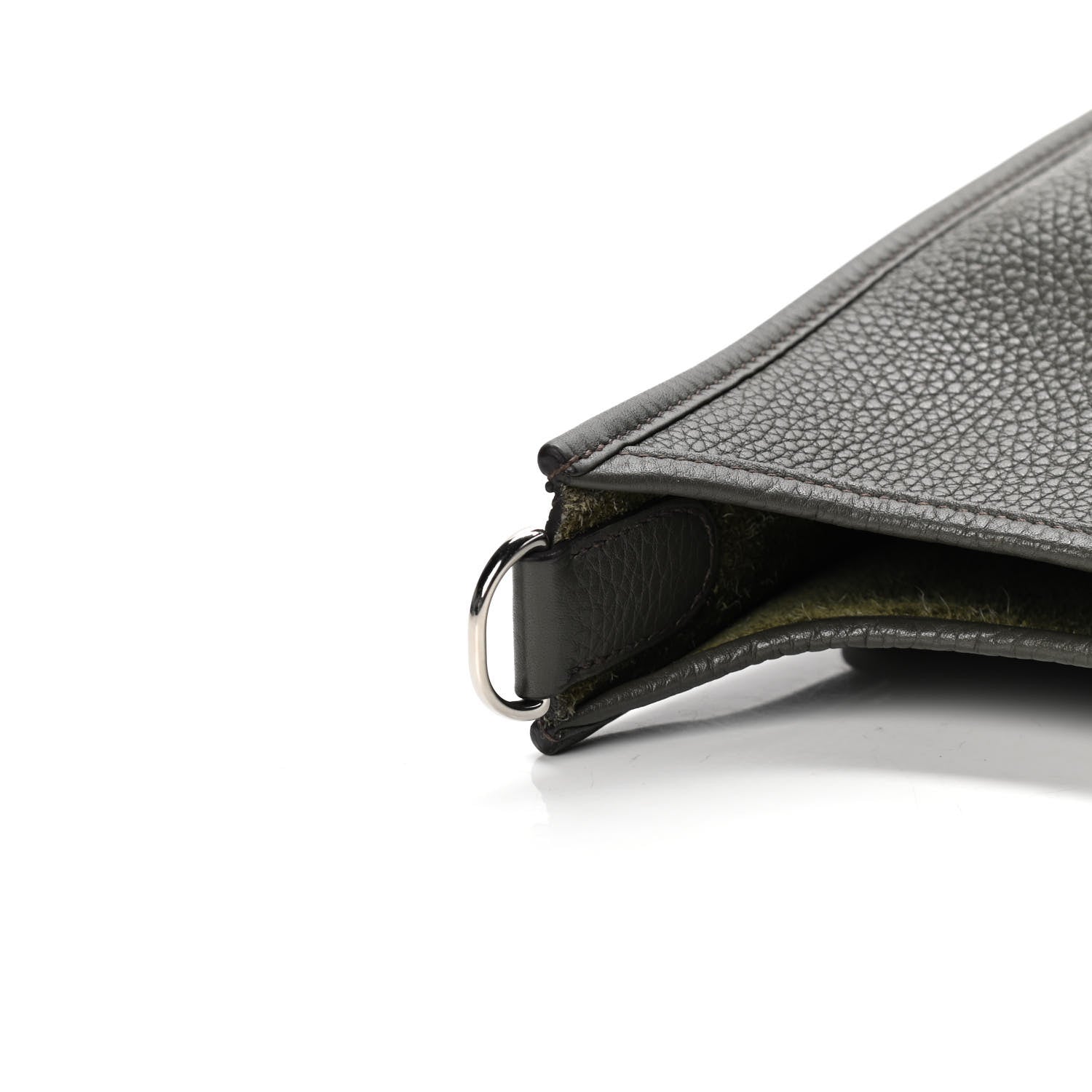 Hermes Taurillon Clemence Evelyne III PM Vert De Gris 7 of 9