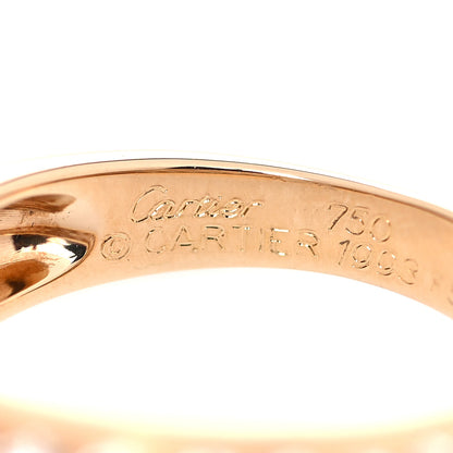 Cartier 18K Yellow Gold Diamond 6mm Etincelle de Cartier Band Ring 48 4.5 5 of 6