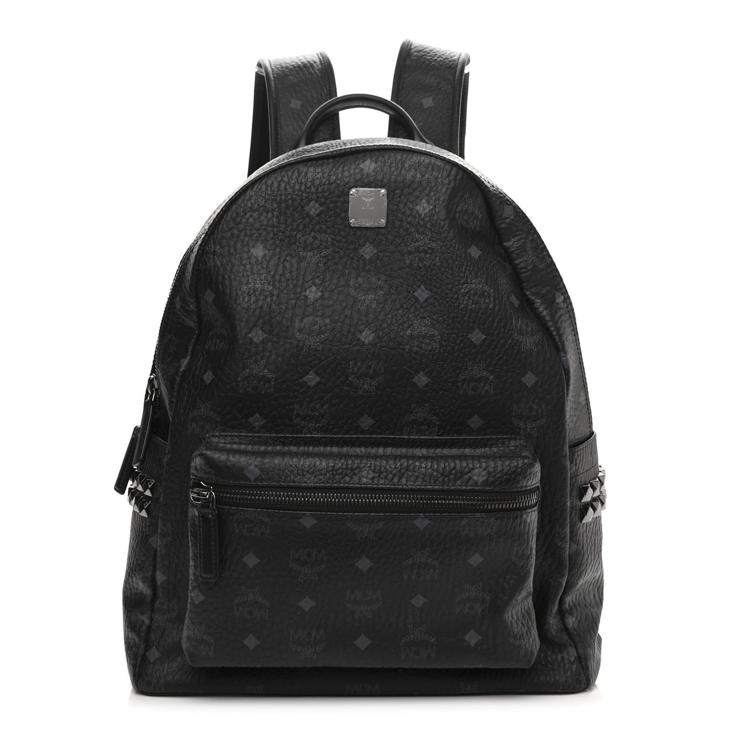 Visetos Medium Side Studs Stark Backpack Black