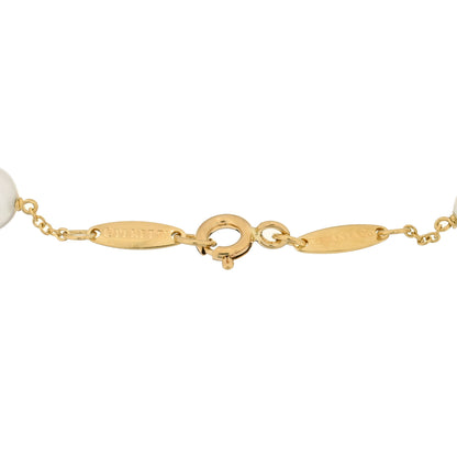 Tiffany 18K Yellow Gold Pearl 6-6.5mm Elsa Peretti Pearls By The Yard Bracelet 6 of 7