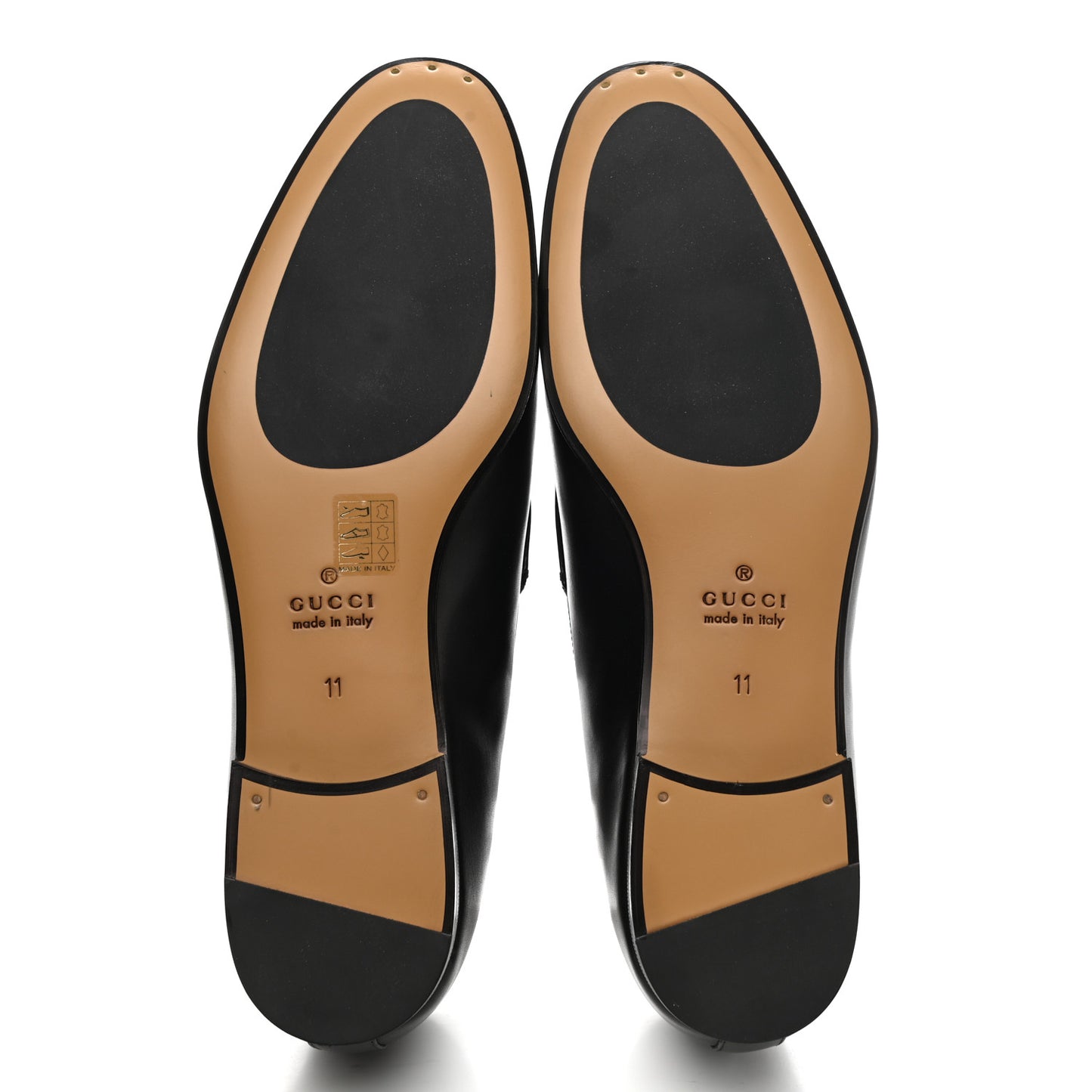 Calfskin Horsebit Mens Jordaan Loafers 11 Black