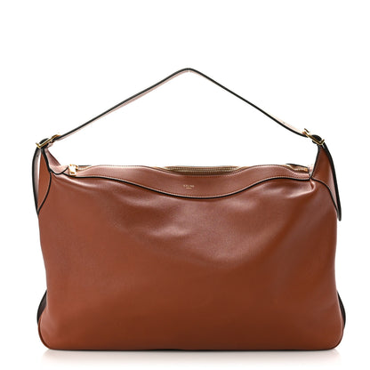 Celine Supple Calfskin Large Romy Shoulder Bag Tan 1 of 9