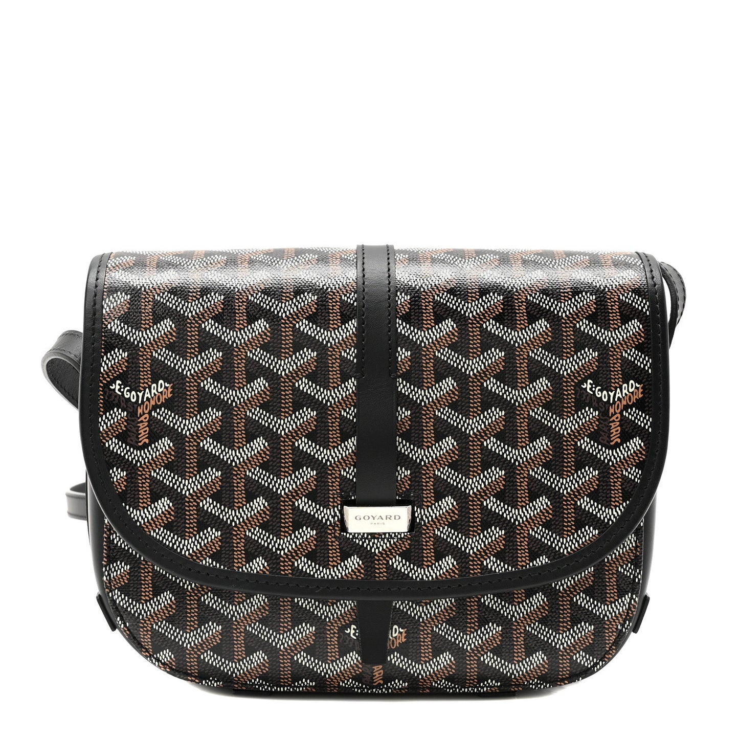 Goyardine Belvedere II PM Messenger Bag Black