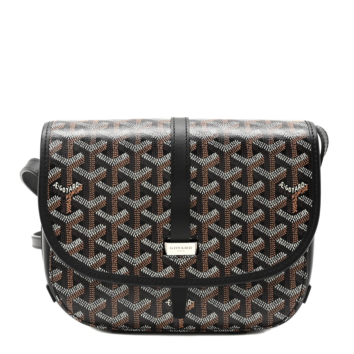 Goyard Goyardine Belvedere II PM Messenger Bag Black 1 of 9