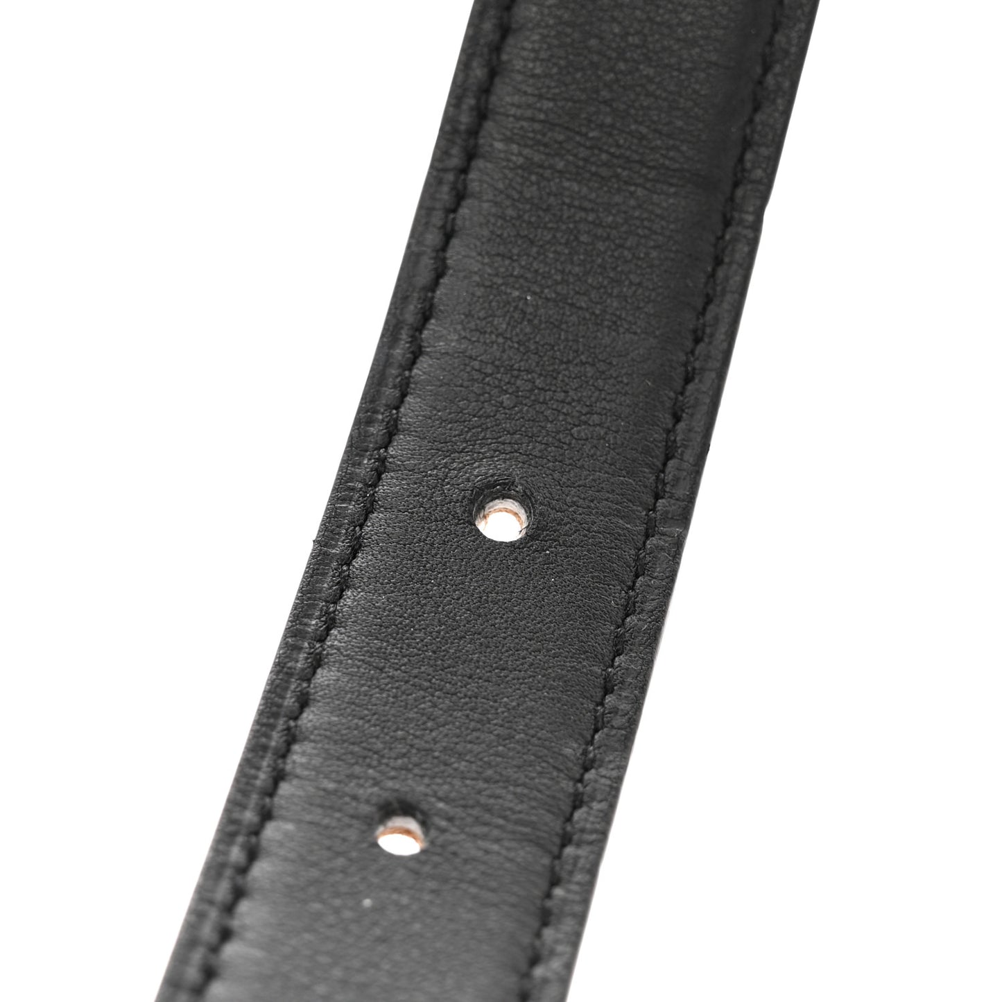 Swift Epsom 24mm H Torsade Belt 95 Black Gold