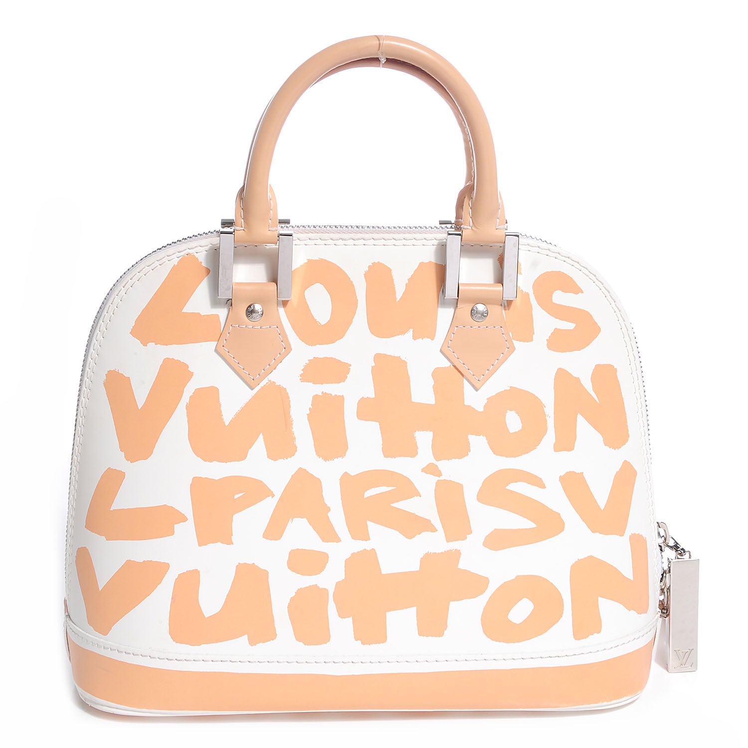 Louis Vuitton Graffiti Alma MM Peach 1 of 7