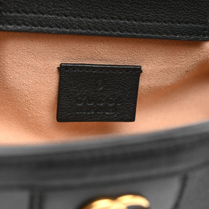 Gucci Wonka Grain Calfskin Mini Diana Tote Bag Black Yellow Fluo 6 of 11