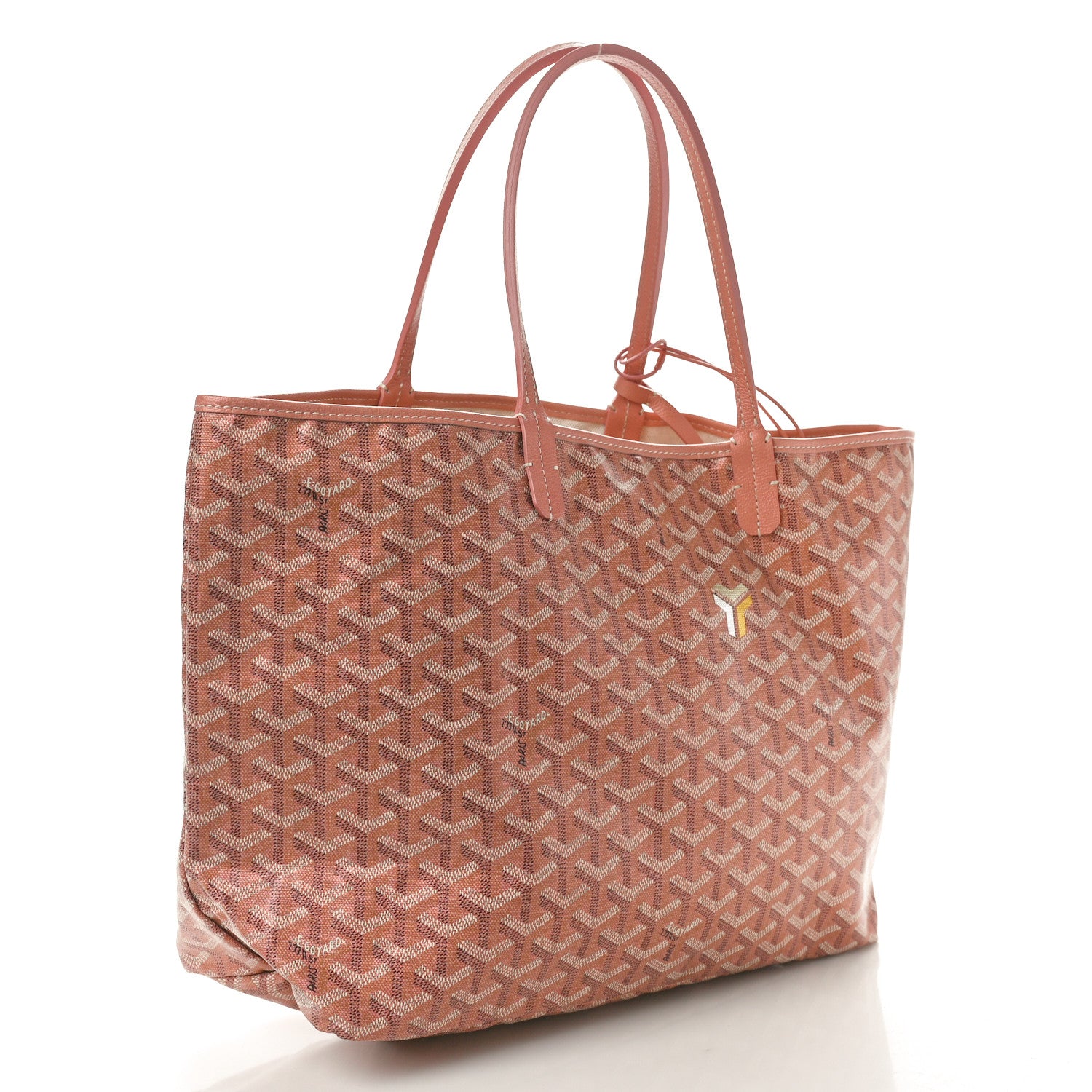 Goyard Iridescent Goyardine Saint Louis PM Pearly Coral 4 of 10