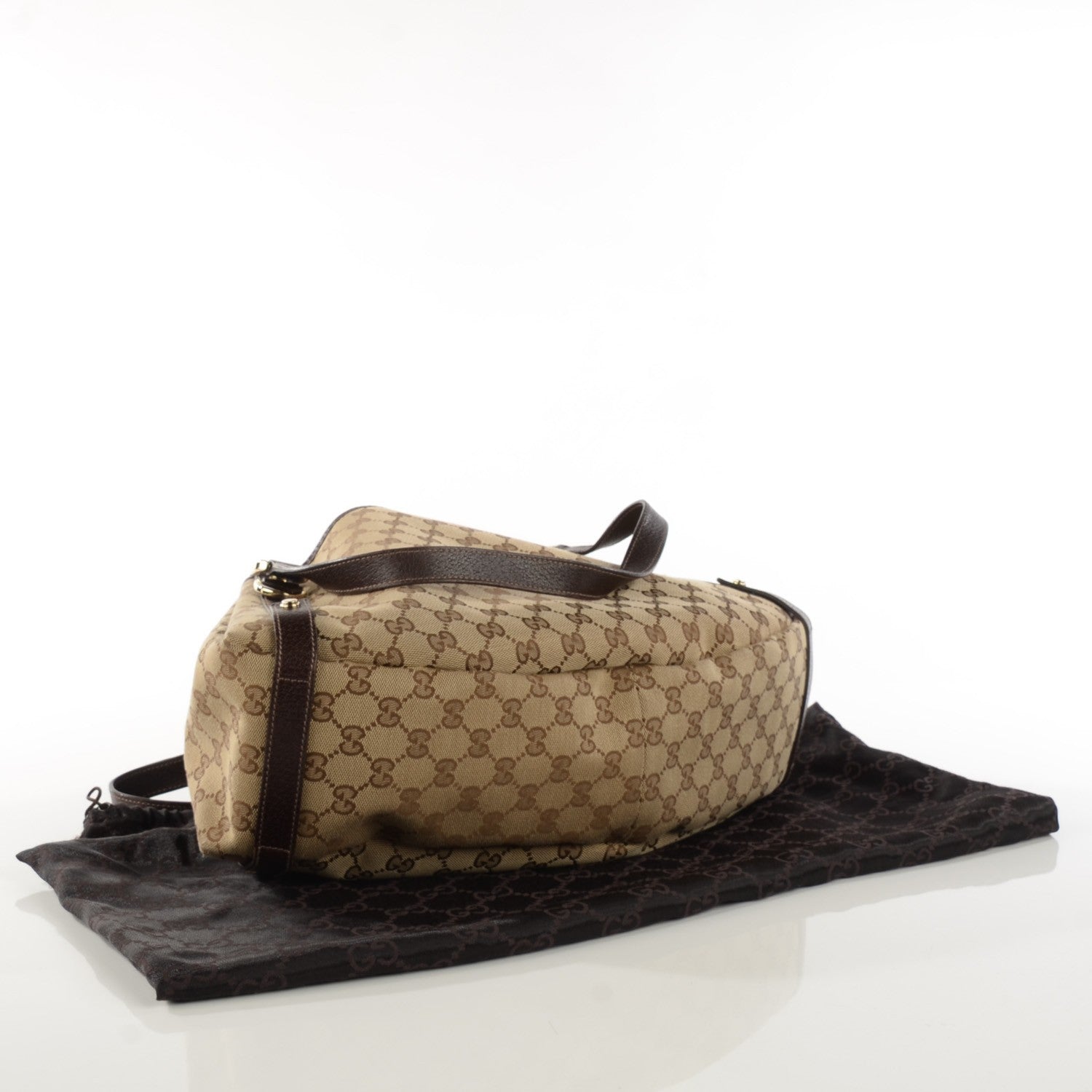 Gucci Monogram Medium Abbey Shoulder Bag Dark Brown 6 of 11