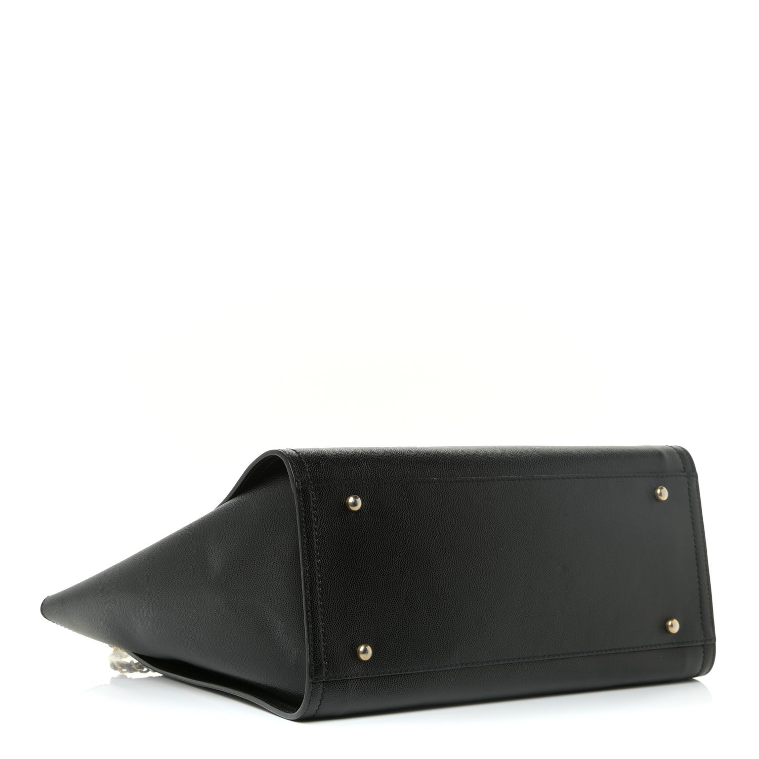 Chanel Caviar Small Studded Deauville Tote Black 7 of 12