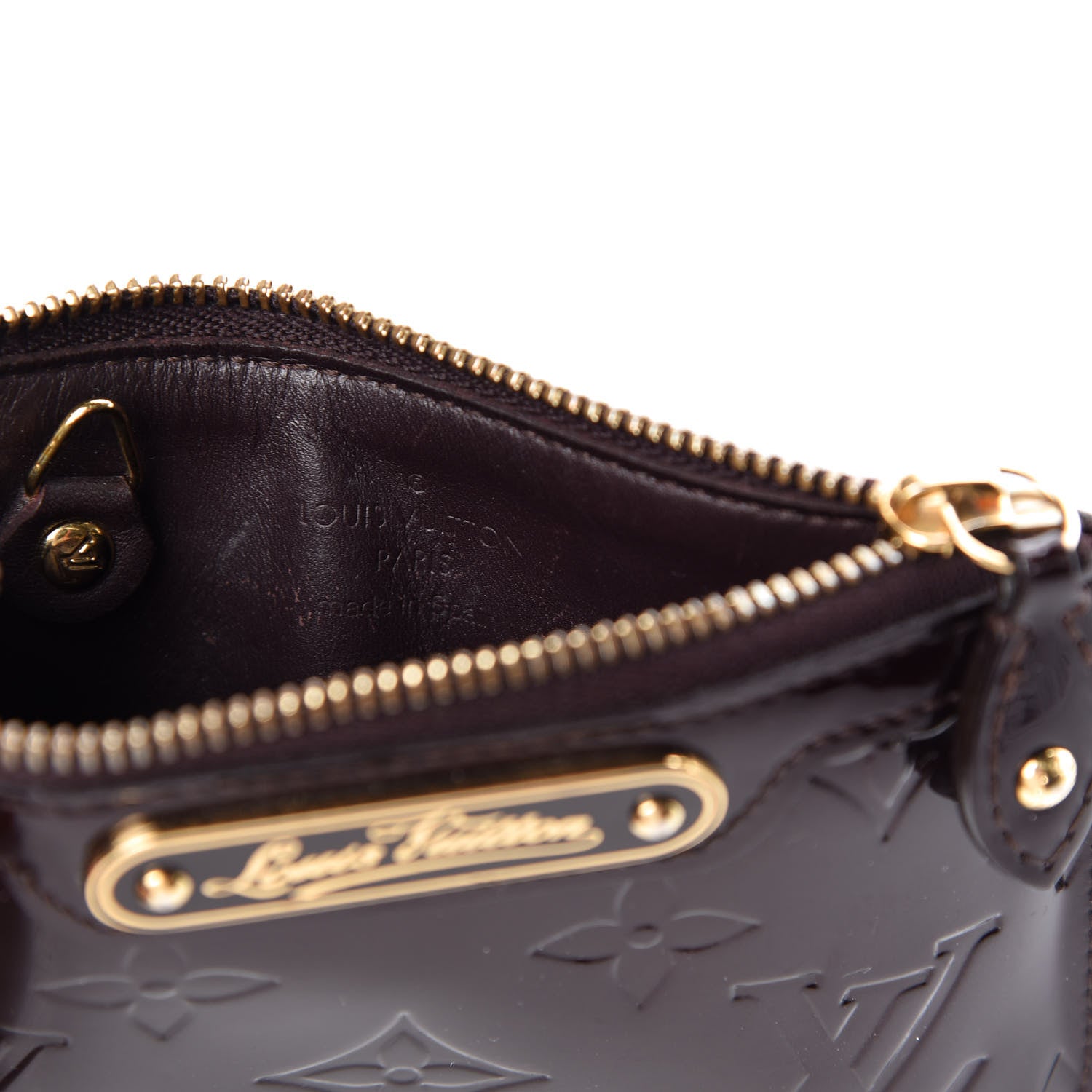 Louis Vuitton Vernis Key Pouch Amarante 6 of 8
