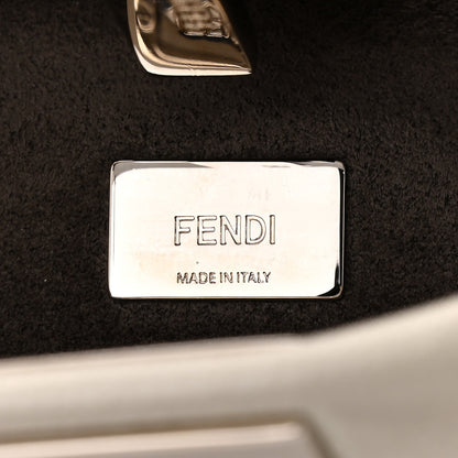 Fendi Shiny Nappa Micro Peekaboo Iconic Satchel White 6 of 11