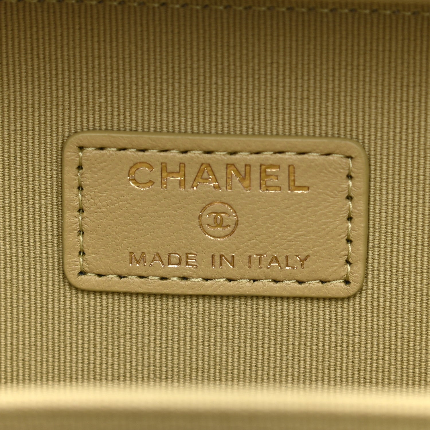 Chanel Lambskin Quilted Chain Top Handle Vanity Case Light Green 7 of 8
